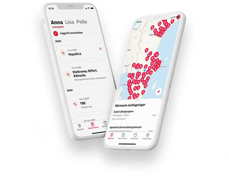 App MittVaccin digitalt vaccinationskort