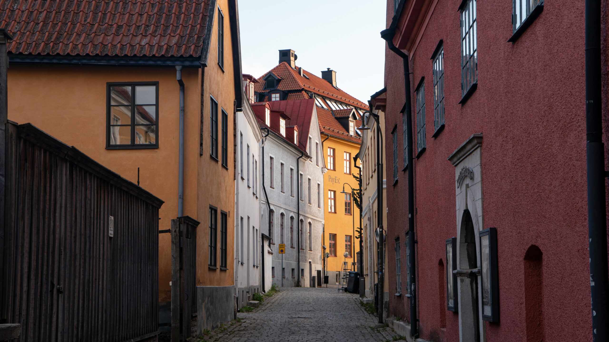 Almedalen - Bild på Visbys gator